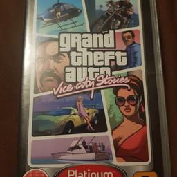 PSP Game Grand Theft auto vice city stories 
Lots more games for sale and also selling two PSPs
Collection only from Huthwaite 
Sorry can't post