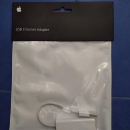 Brand New Genuine Apple A1277 Usb To Ethernet Adapter MC704LL/A For Macbook Air.