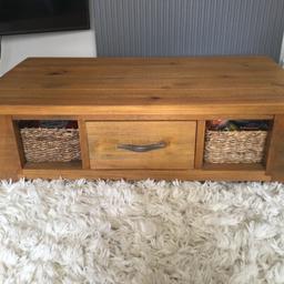 Next coffee table, can come with 2 baskets fitting in recesses.
£100 with baskets.
£80 without baskets.
Will only deal through Shpock after attempted scammers made bids.