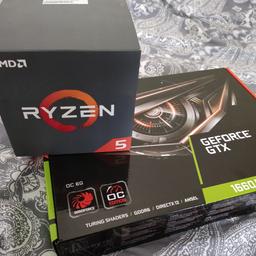 Ryzen 2600x
Nvidia GTX 1660 super Gigabyte Oc

These two components when together can run Fortnite, Apex, valorant and overwatch at competative setting.