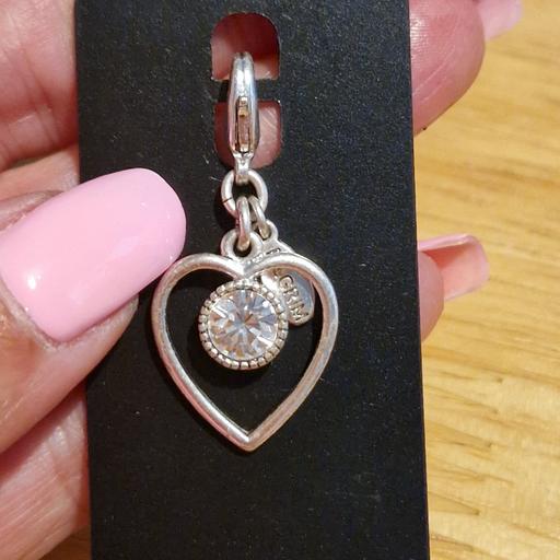 Buy & Sell West Midlands Birmingham - Photos for 925 silver Pilgrim heart clip charm