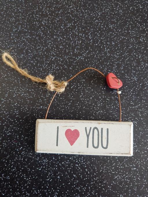 Buy & Sell Leicestershire Charnwood - Photos for Small I love you plaque