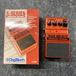 I have for sale:-

Digitech Main squeeze compression/sustain guitar pedal
I’m as new condition

It has the box

I have other items for sale on here so please do check out my other items for sale