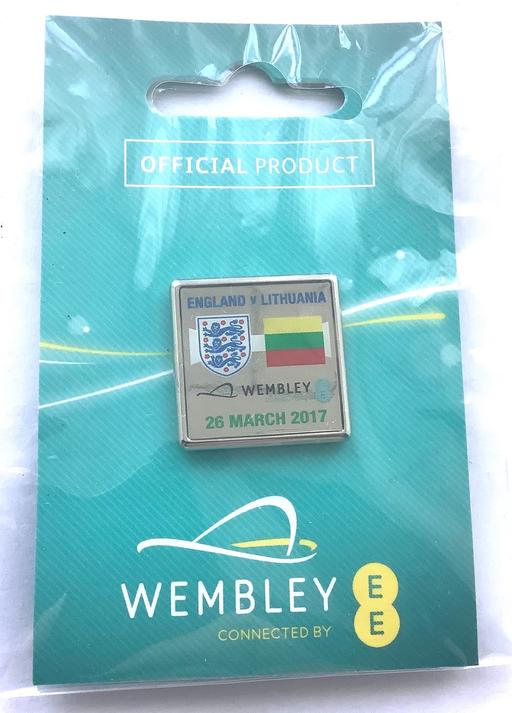 Buy & Sell Lancashire Blackburn with Darwen - Photos for England v Lithuania 2017 Wembley Match Badge