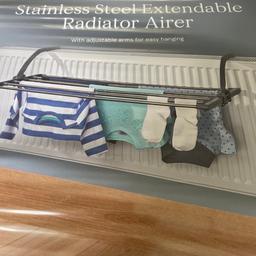 Brand new
Extendable radiator clothes airer
2 available
Collection from B29 4EF
No offers accepted