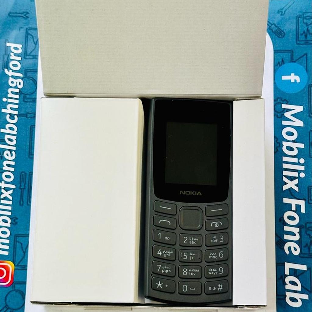 Nokia 105 2023 2G Dual Sim Unlocked Charcoal FM Radio LED Torch Simple Keypad Phone

Brand : Nokia

Model : Nokia 105 2023 2G

NO POSTAGE AVAILABLE, ONLY COLLECTION!

Any Questions....!!!!
***
Please Feel Free To Contact us @
0208 - 523 0698
10:30 am to 7:00 pm (Monday - Friday)
11:00 am to 5:30 pm (Saturday)

Mobilix Fone Lab Chingford
67 Chingford Mount Road,
Chingford , London E4 8LU