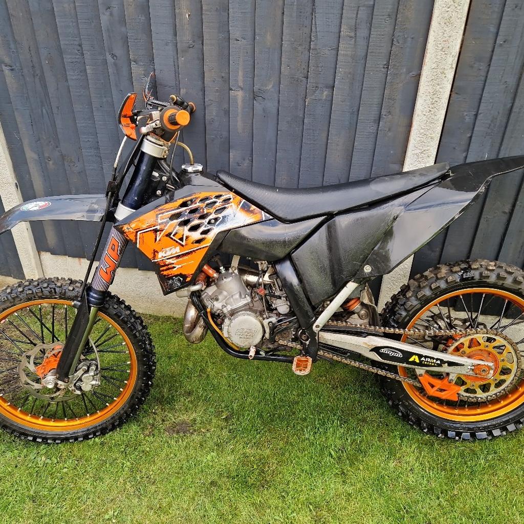 KTM 125 SX FOR SALE 2007
JUST HAD BRAND NEW CYLINDER, NEW HEAD, NEW PISTON, CRANKSHAFT BEARINGS.
NOT SINCE REBUILT NEEDS BEDDING IN.