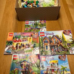 Verkaufe fünf Lego Friends Sets.
Alle Anleitungen liegen dem Lego bei.
Das Lego befindet sich alles zusammen in einer Kiste. (Wie auf dem Foto ersichtlich)