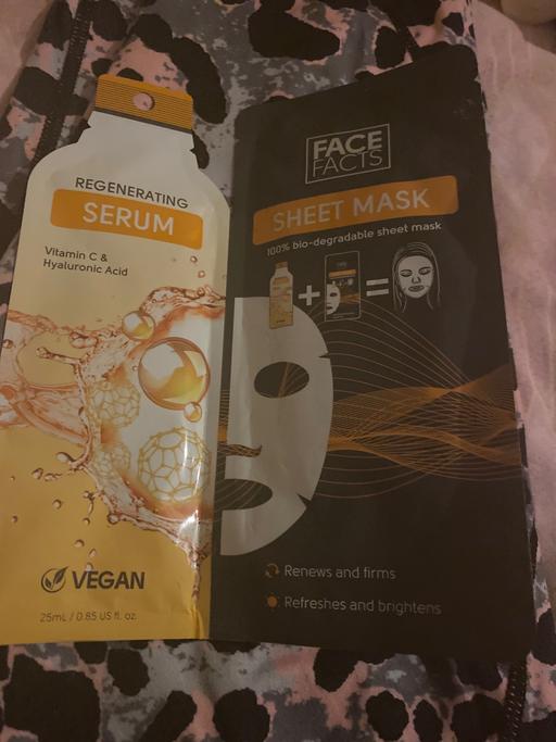 Buy & Sell Gloucestershire South Gloucestershire - Photos for Vitamin c and hyaluronic sheet mask & serum