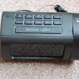 projection alarm clock in good condition, collection only