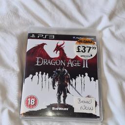 Dragon Age 2 complete with all booklets. See photos for condition size flaws materials etc. I can offer try before you buy option if you are local but if viewing on an auction site viewing STRICTLY prior to end of auction.  If you bid and win it's yours. Cash on collection or post at extra cost which is £2.05 Royal Mail 2nd class. I can offer free local delivery within five miles of my postcode which is LS104NF. Listed on five other sites so it may end abruptly. Don't be disappointed. Any questions please ask and I will answer asap.
Please check out my other items. I have hundreds of items for sale including bikes, men's, womens, and children's clothes. Trainers of all brands. Boots of all brands. Sandals of all brands. 
There are over 50 bikes available and I sell on multiple sites so search bikes in Middleton west Yorkshire.