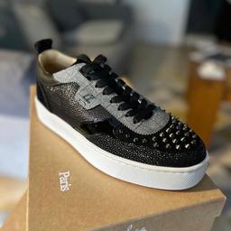 Black louboutin trainers outlet mens