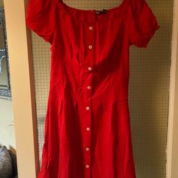 Size large red dress new