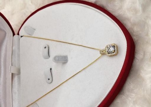 Buy & Sell Greater Manchester Rochdale - Photos for Ladies 18ct gold plated heart pendant