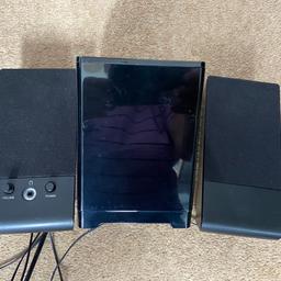two speakers and subwoofer for computer