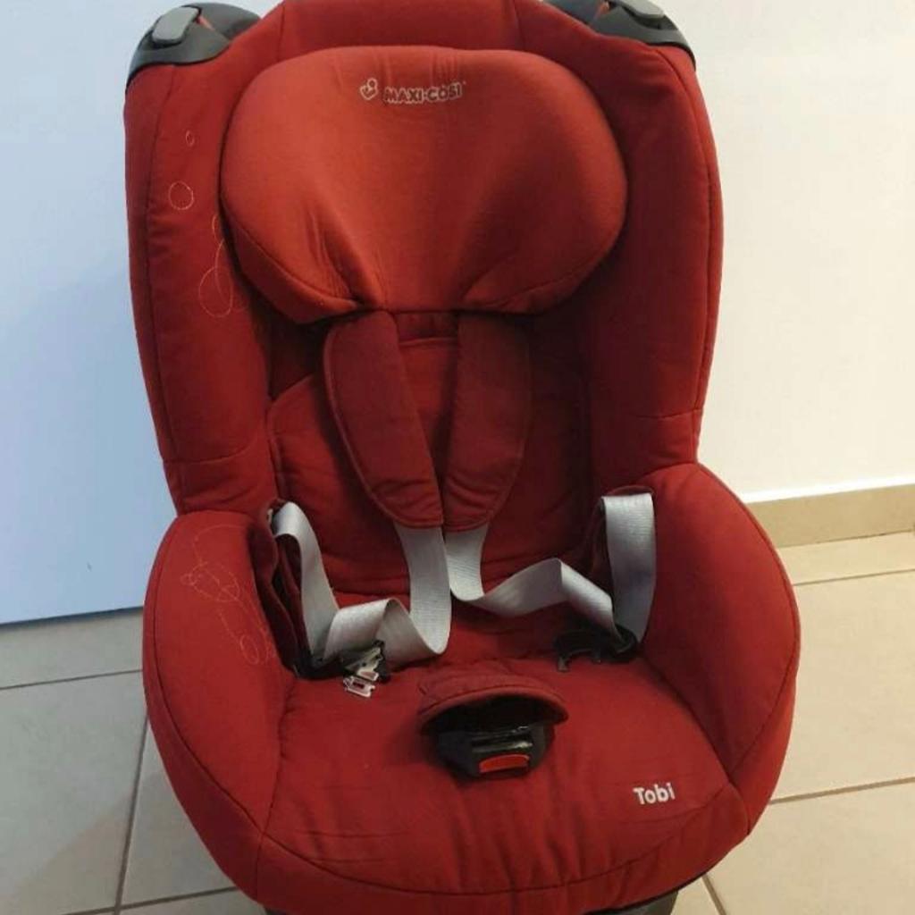 Ich verkaufe den Kindersitz der Marke Maxi Cosi Tobi, 9 - 18 kg.Der Kindersitz ist unfallfrei und es befindet sich in einem gutem Zustand. Der Bezug ist frisch gewaschen.

Preis ist verhandelbar