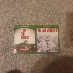 The Evil Within & The Evil Within 2 (Xbox) for sale.

Message me for more information.