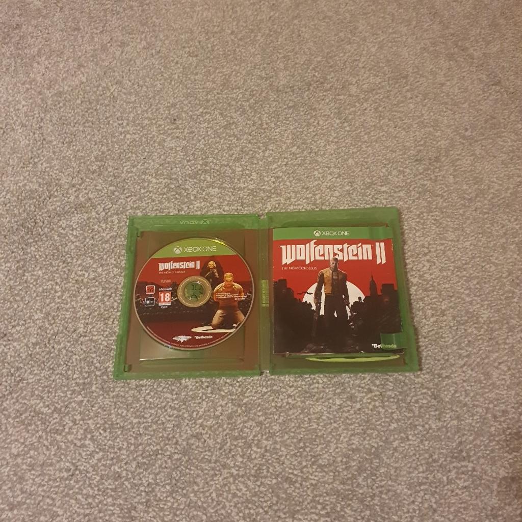 Wolfenstein The New Order & Wolfenstein 2 The New Colossus for sale.

Message me for more information.