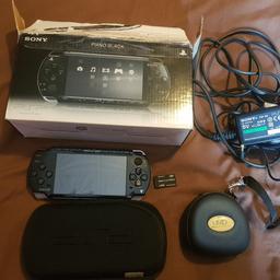 PSP CONSOLE 
Tested and working fine 
But doesn't have a battery so only works when plugged in 
Has a 4GB Memory stick 
Also selling some games 
Collection only from Huthwaite 
Sorry can't post