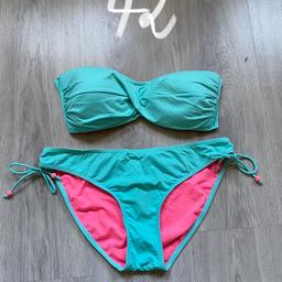 Verkaufe diesen schicken türkisfarbenen Bikini Größe 42 er ist in einem sehr guten Zustand/ Versand, Paypal oder Überweisung möglich