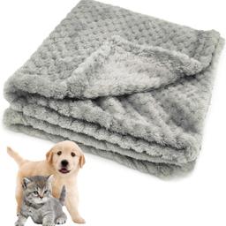 Soft & Cosy, Dogs, Cats and Other Small Animals:

Material	Polyester/Fleece
Colour	Grey
Brand	Prestige
Special feature	Skin Friendly, Stain Resistant
Style	Minimalist

About this item
【Size 70 X 100 CM】 The dog blanket suitable for cats, puppy dogs and other small size pets. Please
 confirm the size before your purchase.

【Soft Sherpa Material】 These fluffy fleece dog blankets are made of polyester, double sided fluffy with
 dense mesh, warm and highly breathable.

【Easy to Clean】 Machine washable, no lint, no fading. Just throw the whole pet blanket in the wash.
 You can dry the puppy blankets in the low-temperature dryer or air dry.

【Keep Warm and Tidy】 This puppy blanket is Soft and skin-friendly, can supply warm for both you and
 your pets, as a sofa cushion or car cushion to prevent soiling or scratching of the sofa and seat, and it
 can be laid on the kennel for easy cleaning. Available in all seasons.
#summersale