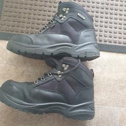 mens size 8 steel toe capped work boots black