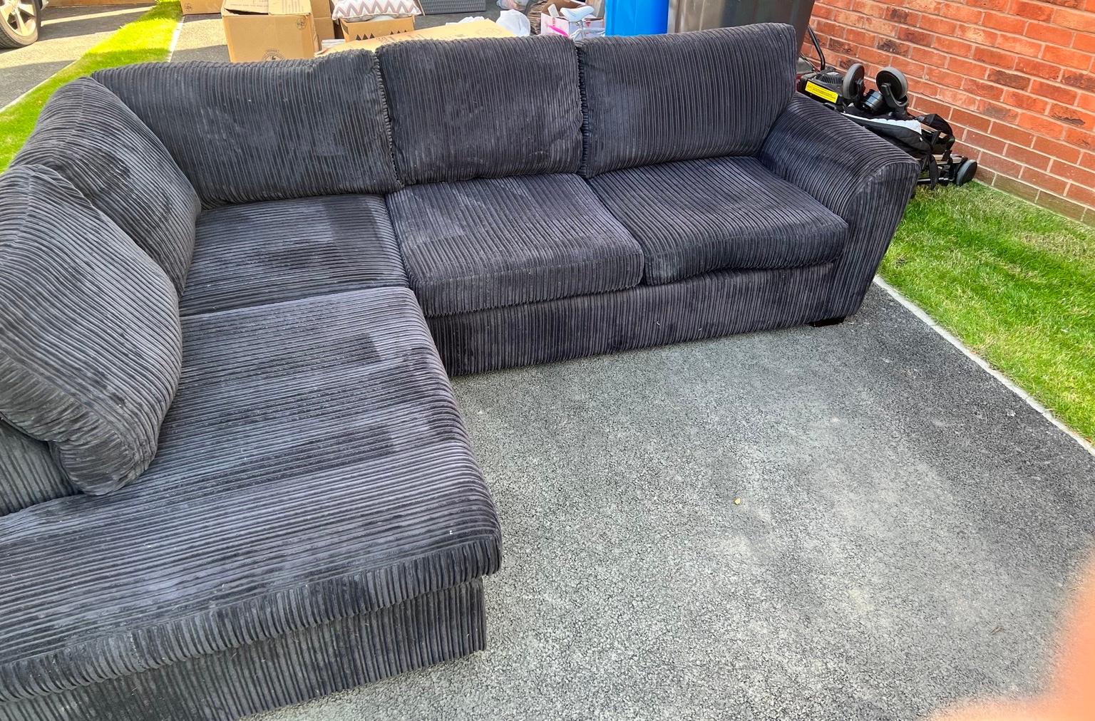 Black corner sofa in WA7 Runcorn for £395.00 for sale Shpock