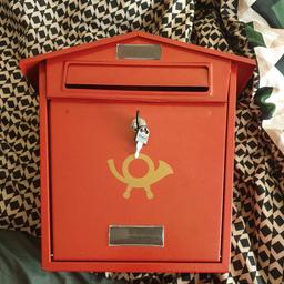 letter box with 2 keys