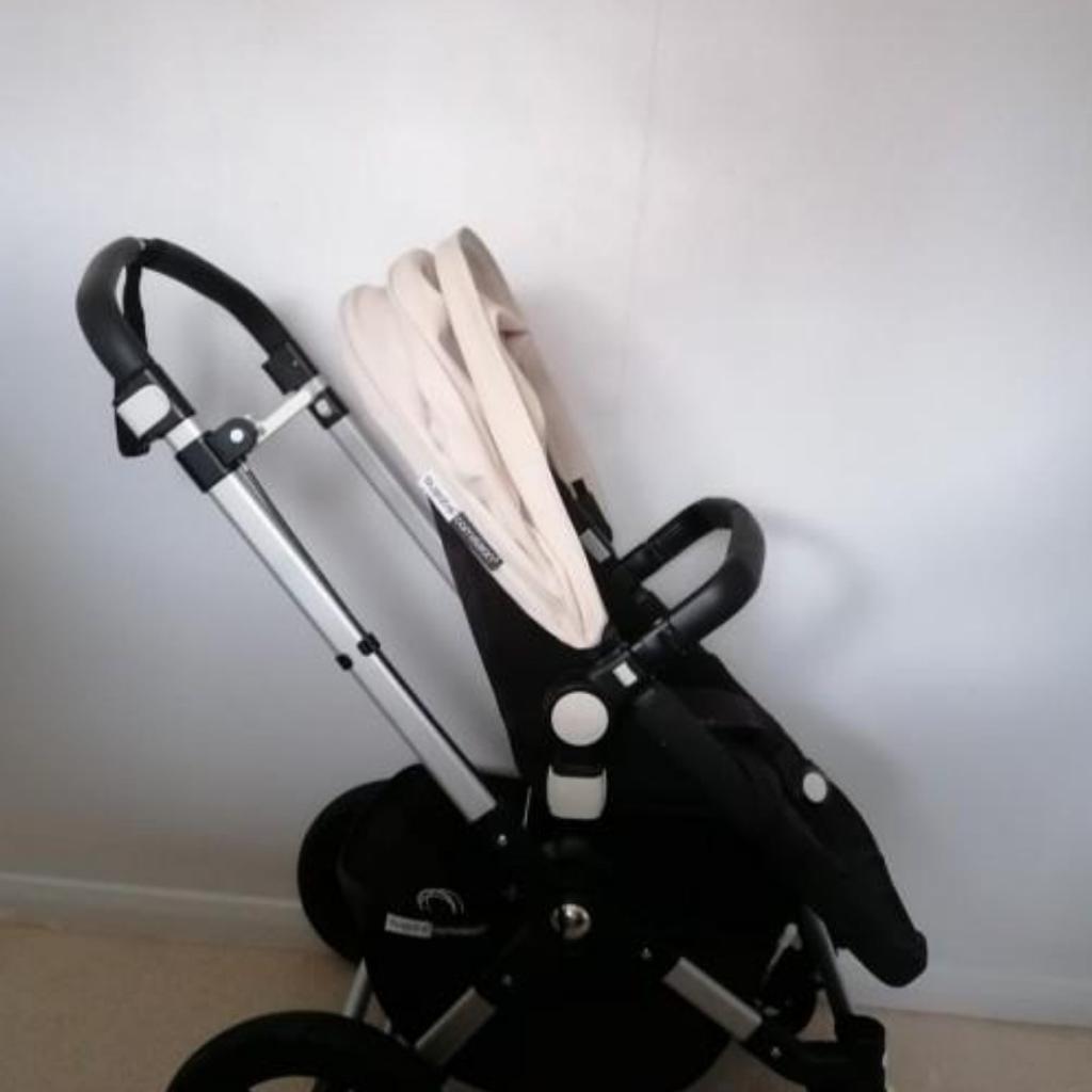 Bugaboo Cameleon3

Brought from new and only used by one child. Comes with pram bassinet with mattress (removable washable covers) which was only used a few times as baby didn't like lying down. Pushchair seat is also removable and washable, aswell as original pram and hood covers in a neutral colour.

Has minor scratches to frame, basket underneath has been repaired, and the sponge on the bar has been bitten by my baby when she was teething! (bar can be removed/replaced)

Cost almost £1000! Selling for a bargain £350 or best offer

*will throw in our maxi cosi carseat (which I used on the frame) for free

Collect Wolverhampton

#summersale