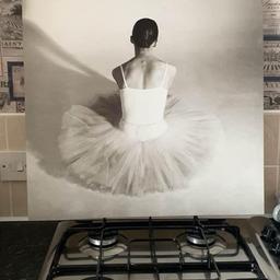 Large canvas ballerina picture,excellent like new condition,collection only from cockerton branksome area,£5.00