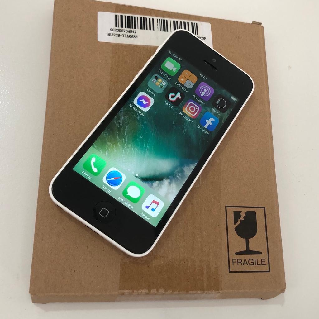 Cost effective phone iPhone 5c only £25, iPad Air 1 32gb Wi-Fi and sim (unlocked) £60

Hi here for sale are these ex-company iPhone 5c 8gb perfectly working ready for a new owner. Great for everyday use, backup, business, etc

iOS10, so you are limited to what you can download, and also WhatsApp no longer support iOS10. Otherwise, you can download fb, messenger, etc.

For more details on this sale, please check the pictures.

I also have other ex-company cheap devices for sale:

.•LG k11 16gb dual sim, NFC £49
• iPhone 5s 16gb £38
• iPhone 5c 8-16gb £25

• Samsung A5 16gb £40
• Samsung xcover 3 £30
• Samsung xcover 4 £45
• Motorola G5 16gb NFC £44

• iPad 5 32gb Wi-Fi iOS16 £139
• Lg 42” tv £75
• Lenovo all in one i5,-4440s, 240SSD, 4GB ram, 2.8 GHz £99

No offers
Thank you
