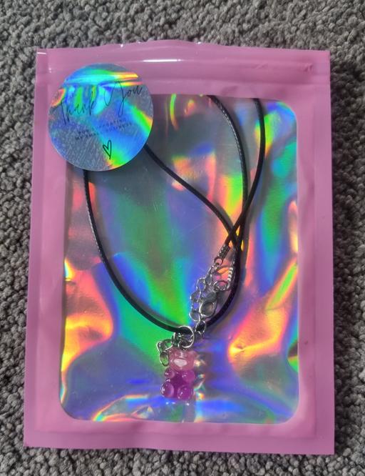 Buy & Sell West Yorkshire Kirklees - Photos for Handmade Pink and Purple Gummy Bear Necklace