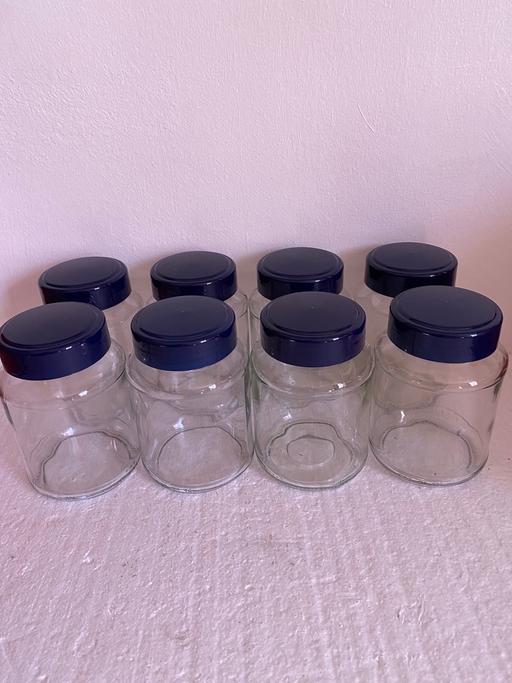 Buy & Sell - Photos for Glass storage jars set of 8 .