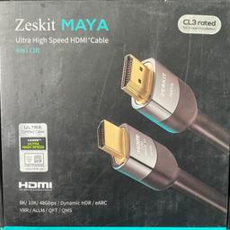 Brand new hdmi cable 13m. It has been certified that it can be installed in walls. One of the best hdmi cables you can buy