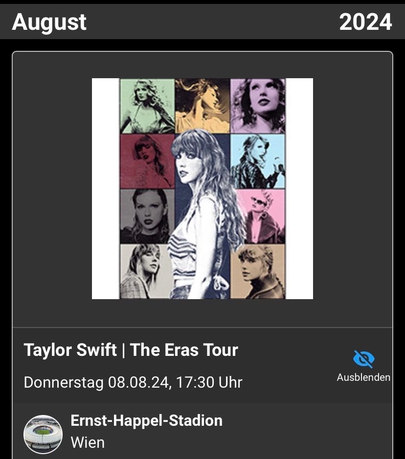 Taylor Swift, the eras Tour Tickets Wien in 8522 Lebing für € 1.400,00