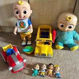 Coco melon bundle good condition just a few marks on the dolls collection only no delivery no holding no offers