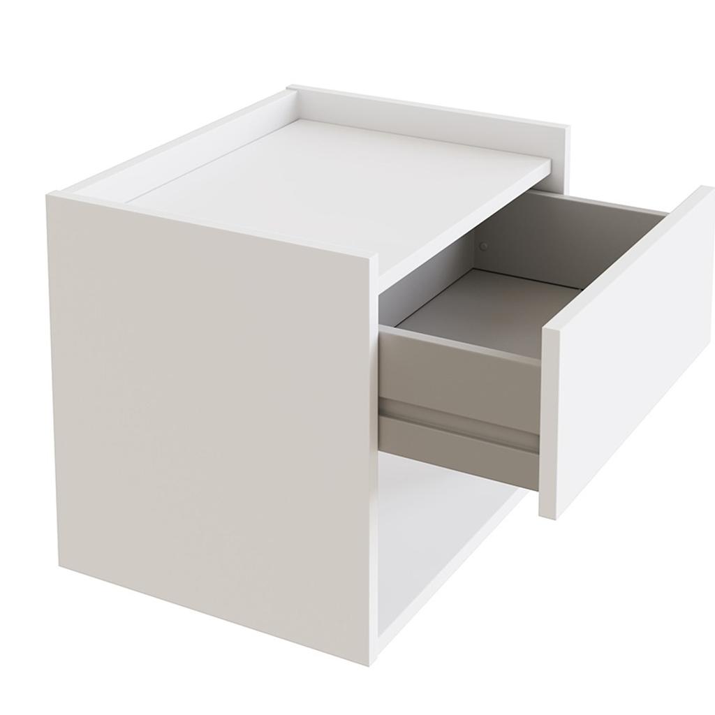This is a new boxed pair of wall mounted bedside cabinets.
Easy to build.
Collect Bl3