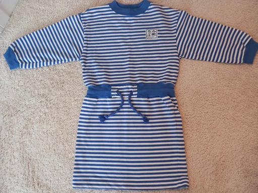 Buy & Sell Surrey Guildford - Photos for Blue and white striped long-sleeved dress