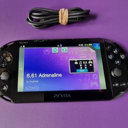 Modded 128gb ps vita console, comes with retro arch with 1000s of games installed, freestore for ps1, psp and vita games. Gta san adreas port also installed.
