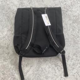 M&S black school bag with reflective strips - NWT
 
L 16 x W 16” - full length 23” unfolded 

Smoke free home 

Cash on collection ONLY from North Ferriby 

Oos