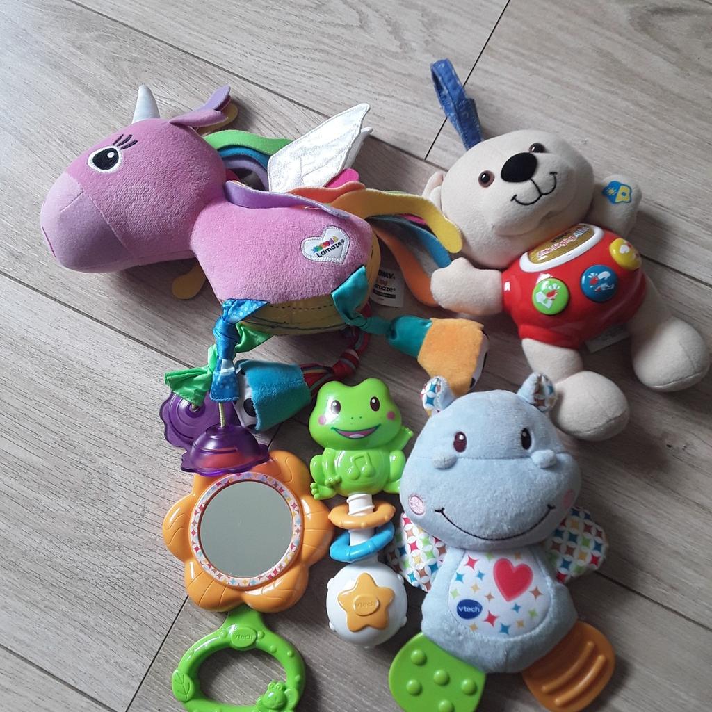 v-tech and lamaze toys good working order