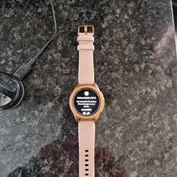 samsung galaxy watch rose gold fully working like new comes with original charger its series 3 model 75f9