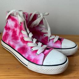 Girls size 3 high tops from Matalan hardly worn