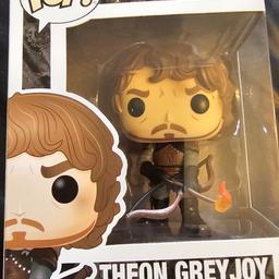 Funko pop Theon Grey Joy 81
ALL PROCEEDS GO TO BATTERSEA DOGS HOME, my son is running the London marathon next April and I am helping him raise his Entrance fee £2000 - every penny raised goes to Battersea , THANK YOU  for buying and helping a good cause 😀 