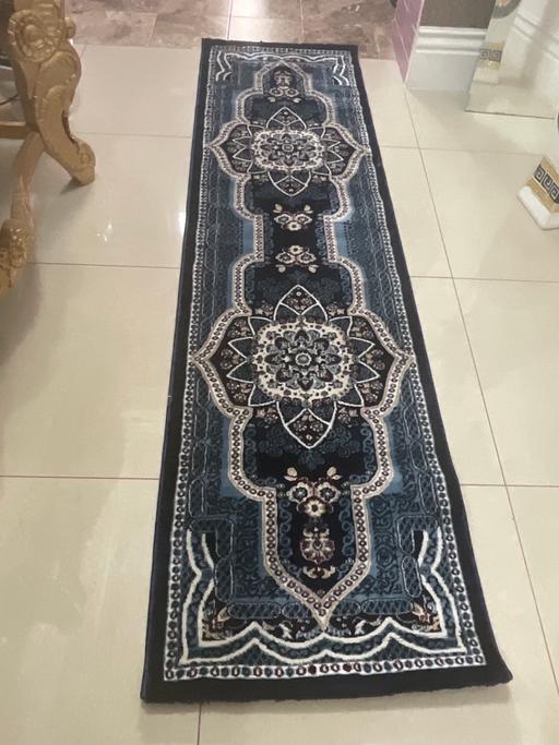 Buy & Sell Leicestershire Leicester - Photos for New luxury turkish runner Navy size 220x60cm