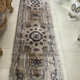 Brand new luxury isfahan turkish long runner capuchino size 300x80cm 
Collection le5