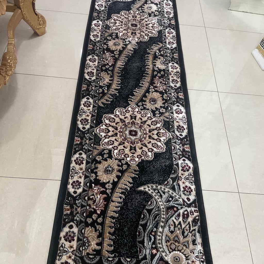 Brand new luxury isfahan turkish long runner black size 220x60cm
Collection le5