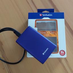 Verbatim Store 'n' Go USB 3.0 Festplatte 1000GB

Selten verwendet, war nur zur monatlichen Sicherung in Verwendung

Privatverkauf, keine Garantie, keine Gewährleistung, keine Rücknahme

Versand nach Zahlungseingang um 5 Euro möglich