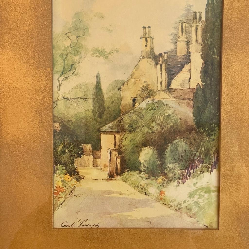 Pair Of Beautiful Watercolour Paintings By Listed Artist George H Downing.

George H. Downing (1878-1940)
Pair of beautifully painted watercolours, vibrant and colourful, beautifully painted by a listed artist.
Both in gilt framed with gold mounts
They measure 43cm x 32cm
Viewing welcome