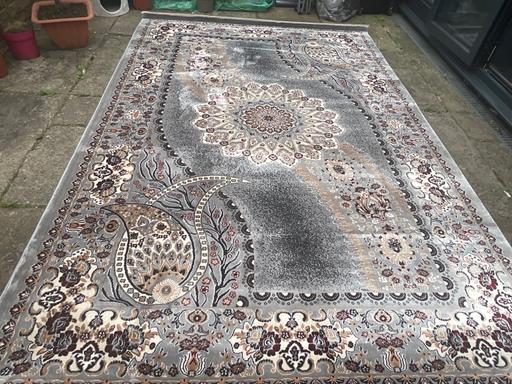 Buy & Sell Leicestershire Leicester - Photos for New luxury Turkish grey rug size 300x200cm